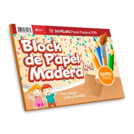 Block Rapel Pack N°5 kraft x 20hjs