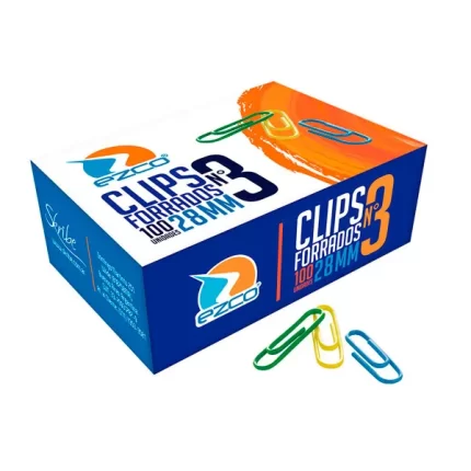Clips Ezco Color Nª 3