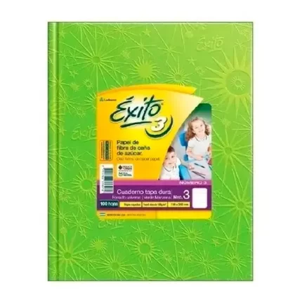 Cuaderno Éxito E3 19x24 100hjsUniverso Ray/cuadriculado
