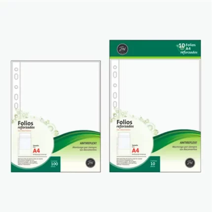 Folio FW A4 PP Reforzado x100 unidades