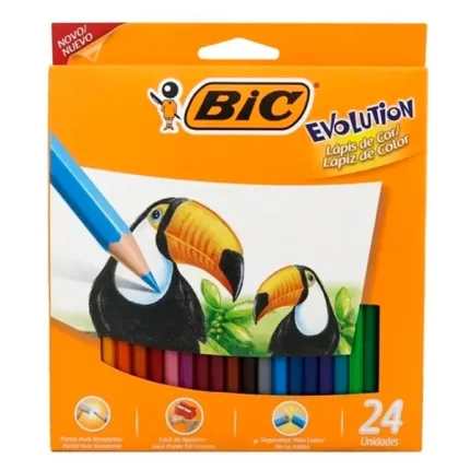 Lapices Bic color evolution x 24 Largos