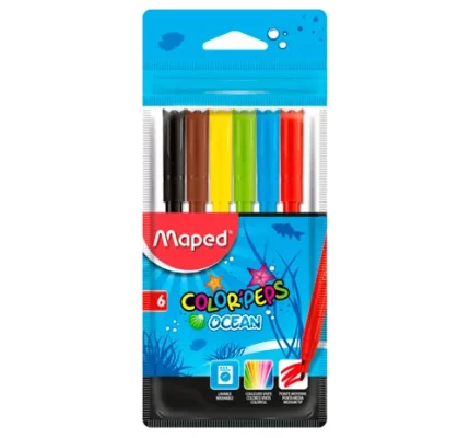 Marcador Maped Color Peps Ocean x6u