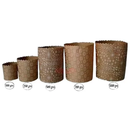 MOLDE PAN DULCE 250GRS x100u