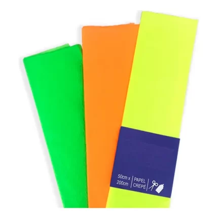 Papel Crepé fluor