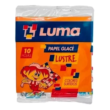 Papel Glase 10*10 Lustre 10hjs