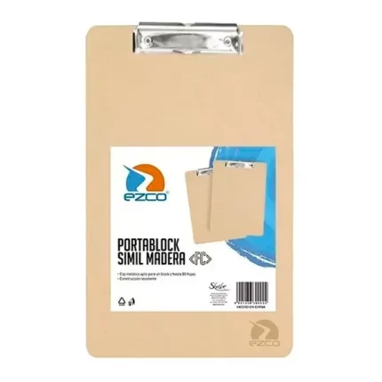 Portablock ezco A4 Simil madera